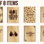 Plantillas para corte láser: Caja libros flexibles para proyectos creativos