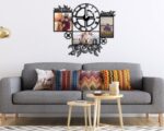 Reloj de Pared Decorativo para Corte Láser: Diseño Personalizado y Moderno
