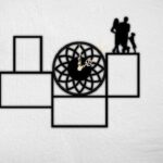 Reloj de pared personalizable para corte láser - Decoración única y moderna