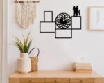 Reloj de pared personalizable para corte láser - Decoración única y moderna - Imagen 4