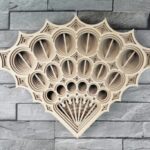 Concha de Mar Multicapas para Corte Láser - Diseño Creativo para Artesanías y Decoración