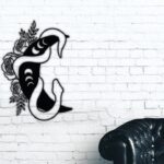 Archivo de corte láser para decoración: Silueta de luna artística para manualidades