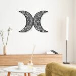 Archivo de corte láser Mandala Luna Doble para manualidades y decoración personalizada