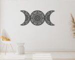 Archivo de corte láser de Mandala decorativa de luna llena para manualidades y decoración - Imagen 7