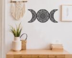 Archivo de corte láser de Mandala decorativa de luna llena para manualidades y decoración - Imagen 6