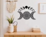Archivo de corte láser de Mandala decorativa de luna llena para manualidades y decoración - Imagen 3
