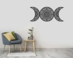 Archivo de corte láser de Mandala decorativa de luna llena para manualidades y decoración - Imagen 5