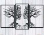 Cuadro de Pareja en Ramas de Árbol - Diseño Exclusivo para Corte Láser DIY - Imagen 2