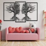 Cuadro de Pareja en Ramas de Árbol - Diseño Exclusivo para Corte Láser DIY