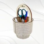 Cesta Redonda para Corte Láser - Archivo Vectorial Optimizado para Diseño Personalizado