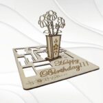 Tarjeta de Cumpleaños Personalizada para Corte Láser - Diseño Creativo y Único