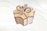Caja de regalo personalizada para corte láser - Diseño único y artesanal