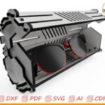 Caja Hexagonal Personalizada para Corte Láser - Diseño Creativo y Único