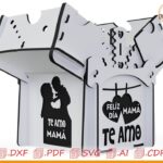 Caja Explosiva con Engranajes para Corte Láser - Diseño Creativo y Personalizable