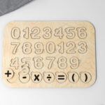 Juguete Educativo de Números para Niños - Archivo para Corte Láser Personalizable