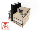 Organizador de Escritorio Grande - Diseño Moderno para Corte CNC Láser Personalizado - Imagen 2