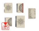 Cuaderno de madera con mandalas - Pack de 3 Notebooks artesanales únicos - Imagen 2