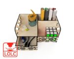 Organizador de Escritorio Elegante para Estudiantes - Muebles Personalizados Corte Láser - Imagen 2