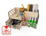 Organizador de Escritorio Elegante para Estudiantes - Muebles Personalizados Corte Láser - Imagen 3