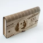 Caja de regalo de dólar SVG DXF para corte láser Glowforge - Diseño vectorial personalizable - Imagen 2