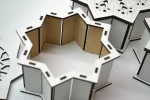 Corte láser: 6 diseños de cajas en forma de estrella para manualidades y decoración - Imagen 4