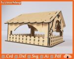 Plantilla de Corte Láser para Casa de Pájaros | Diseño CNC Creativo y Personalizable para Decoración - Imagen 5