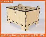 Cofre Decorativo de Corte Láser CNC - Diseños Personalizados para Artesanías Creativas - Imagen 5
