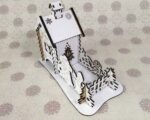 Casita de Navidad decorativa para hogar, arte CNC láser personalizado y festivo - Imagen 7