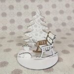 Decoración Navideña: Árbol de Navidad en Arte CNC Láser Personalizado