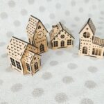 Casas Decorativas para Decoración del Hogar - Plantillas para Corte CNC Láser