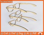 Vectores de Gafas para Corte Láser | Archivos CNC para Juguetes de Madera - Imagen 4