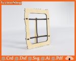 Marco para fotos - Archivo vectorial para corte láser, SVG y DXF para CNC - Imagen 5