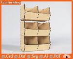 Caja de encaje vertical para corte láser - Vectores CNC personalizables y fáciles de usar - Imagen 4