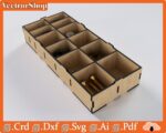 Organizador Encajable de Madera para Corte CNC Láser - Diseño Personalizado y Funcional - Imagen 4