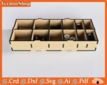 Organizador Encajable de Madera para Corte CNC Láser - Diseño Personalizado y Funcional - Imagen 5