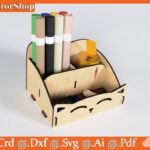 Organizador de Gato para Corte Láser CNC - Accesorio Decorativo y Funcional para Mascotas