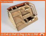 Organizador de Escritorio Personalizado para Corte Láser CNC - Archivo Vectorial para Corte Preciso - Imagen 5