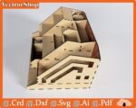 Organizador de Escritorio Personalizado para Corte Láser CNC - Archivo Vectorial para Corte Preciso - Imagen 7