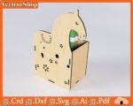 Portalápices Caballo para Corte Láser CNC - Organizador Creativo de Escritorio Personalizado - Imagen 2