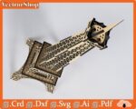 Rompecabezas 3D Torre Eiffel para Corte Láser CNC - Archivos Personalizables Descargables