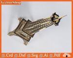 Rompecabezas 3D Torre Eiffel para Corte Láser CNC - Archivos Personalizables Descargables - Imagen 2