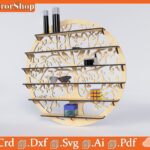 Repisa de pared árbol de la vida para corte láser CNC - Decoración moderna y personalizada