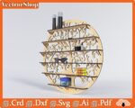Repisa de pared árbol de la vida para corte láser CNC - Decoración moderna y personalizada - Imagen 2