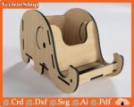 Soporte de Celular Elefante de Madera - Elegante Phone Holder para iPhone y Smartphones - Imagen 3