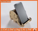 Soporte de Celular Elefante de Madera - Elegante Phone Holder para iPhone y Smartphones - Imagen 2