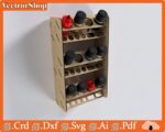 Soporte de aerosol para corte láser | Estante de pared para latas de spray organizado y duradero - Imagen 2