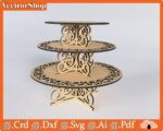 Soporte de Dulces y Estante Decorativo para Fiestas - Bricolaje con Corte Láser CNC - Imagen 3