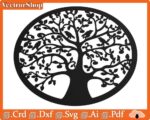 Arbol de la Vida Vector para Corte Laser CNC - Plantilla Artesanal Circular y Decorativa - Imagen 4