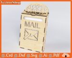 Caja de mensajes personalizable para corte láser CNC - Diseño único y versátil - Imagen 4