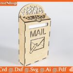 Caja de mensajes personalizable para corte láser CNC - Diseño único y versátil